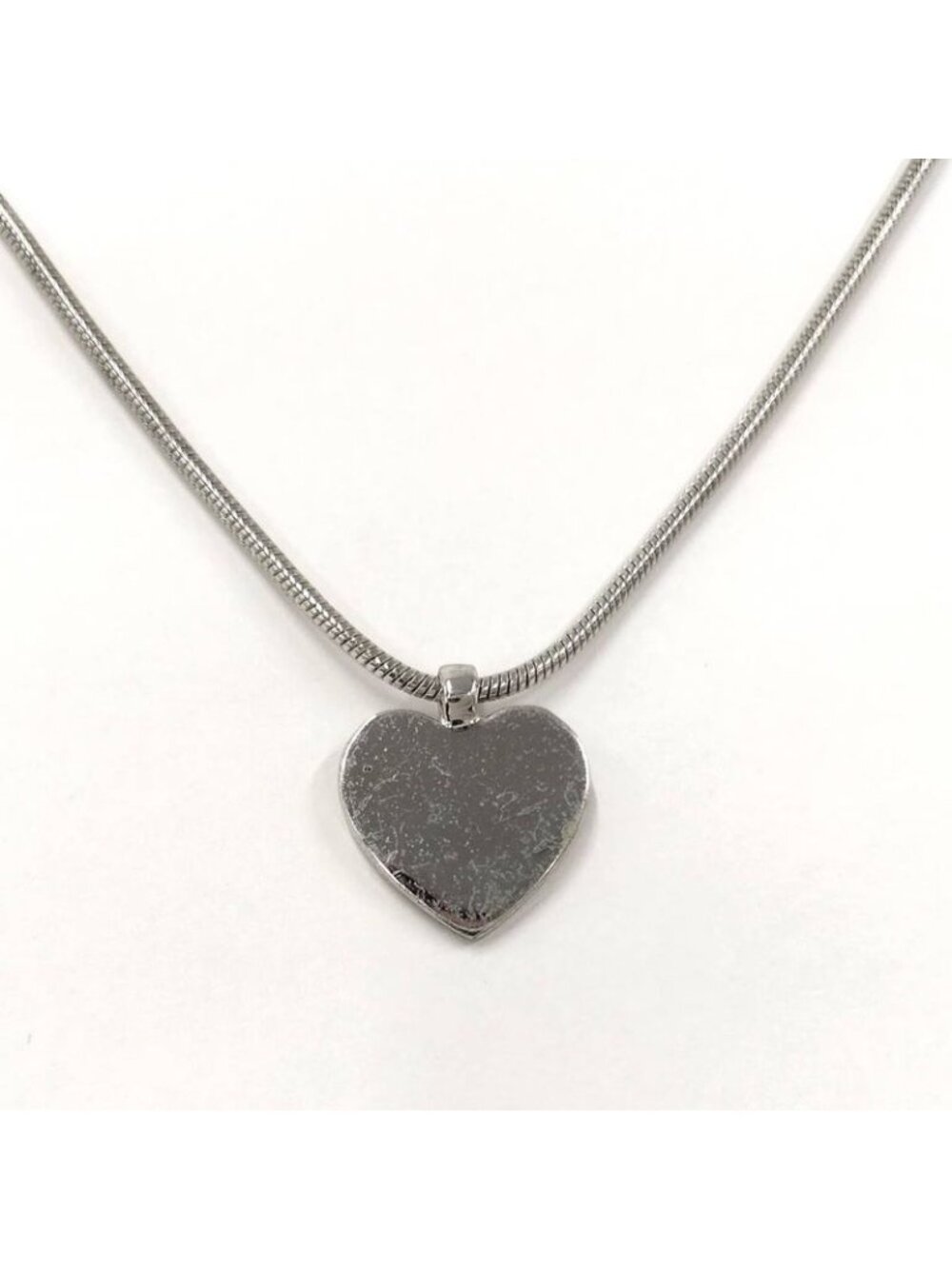 Dior Necklace Heart Silver Color Plated - Picture 2 of 6